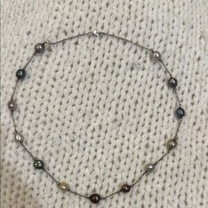 Sterling silver fresh water pearl necklace